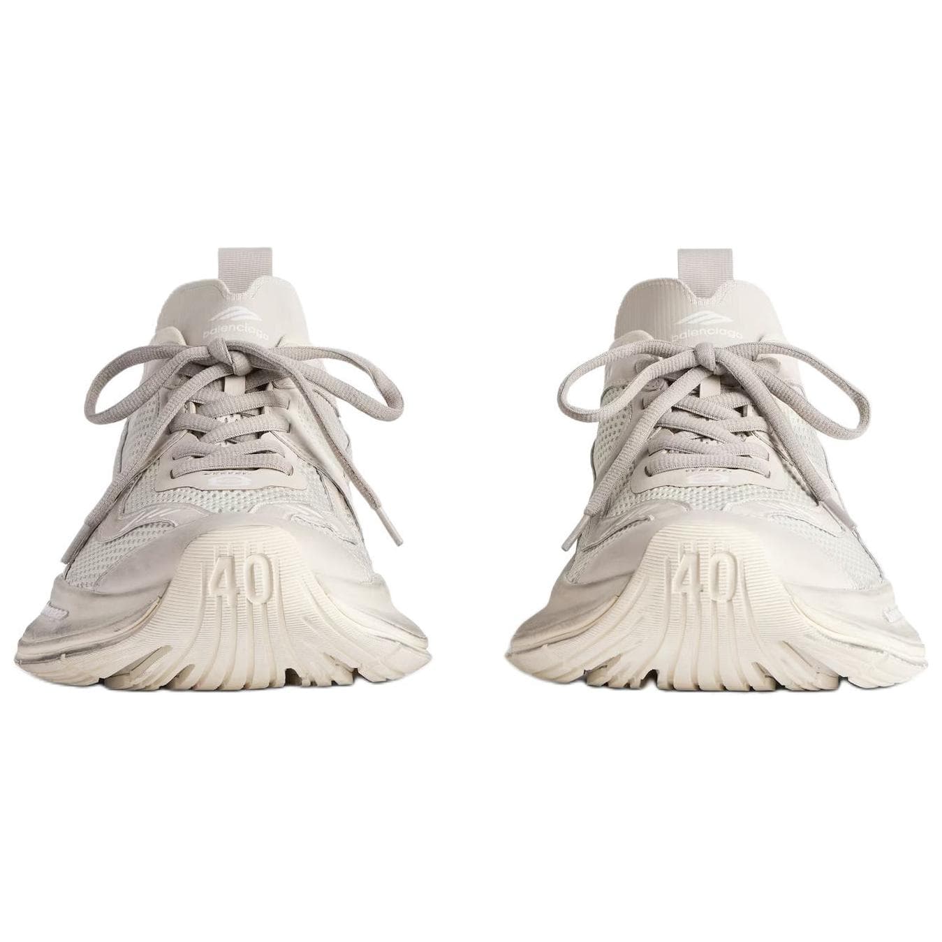 Кроссовки Balenciaga Circuit Low Топ Толстая подошва Кроссовки Мужские Бежевые - изображение 4