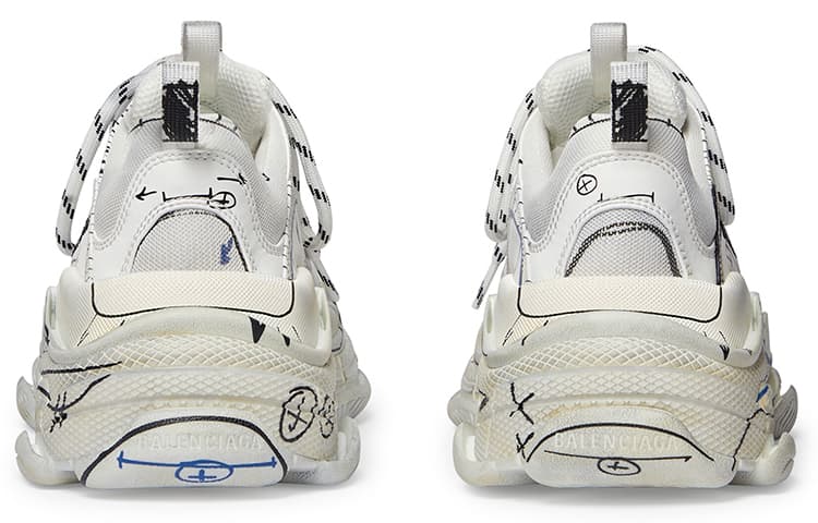 Кроссовки Balenciaga Triple S White - изображение 6
