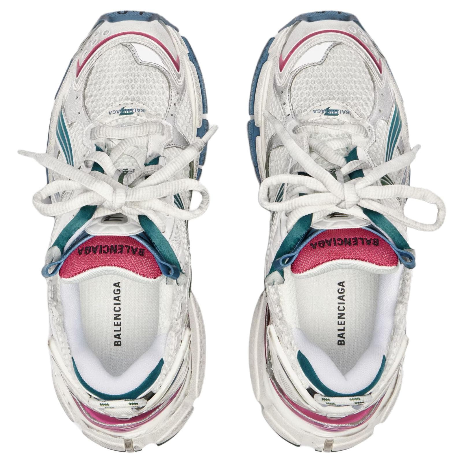Кроссовки Balenciaga Runner Low Топ Массивные кроссовки Женские Белые - изображение 5
