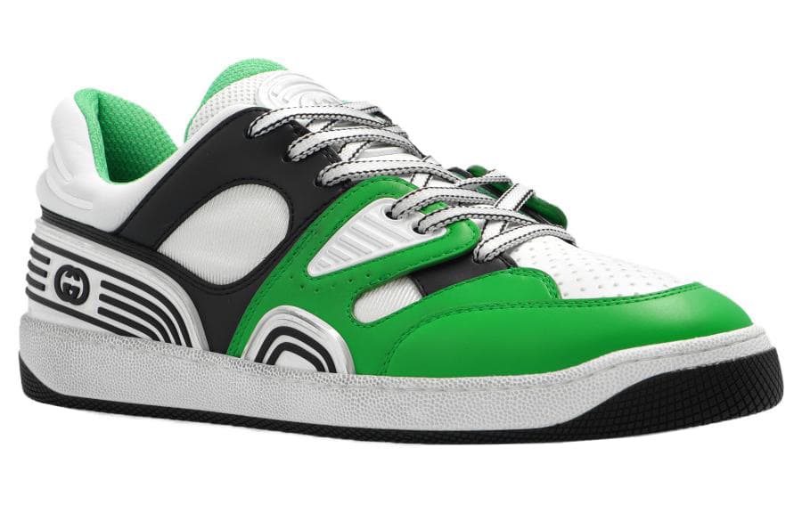 Кроссовки Gucci Basket Green White Black - изображение 3