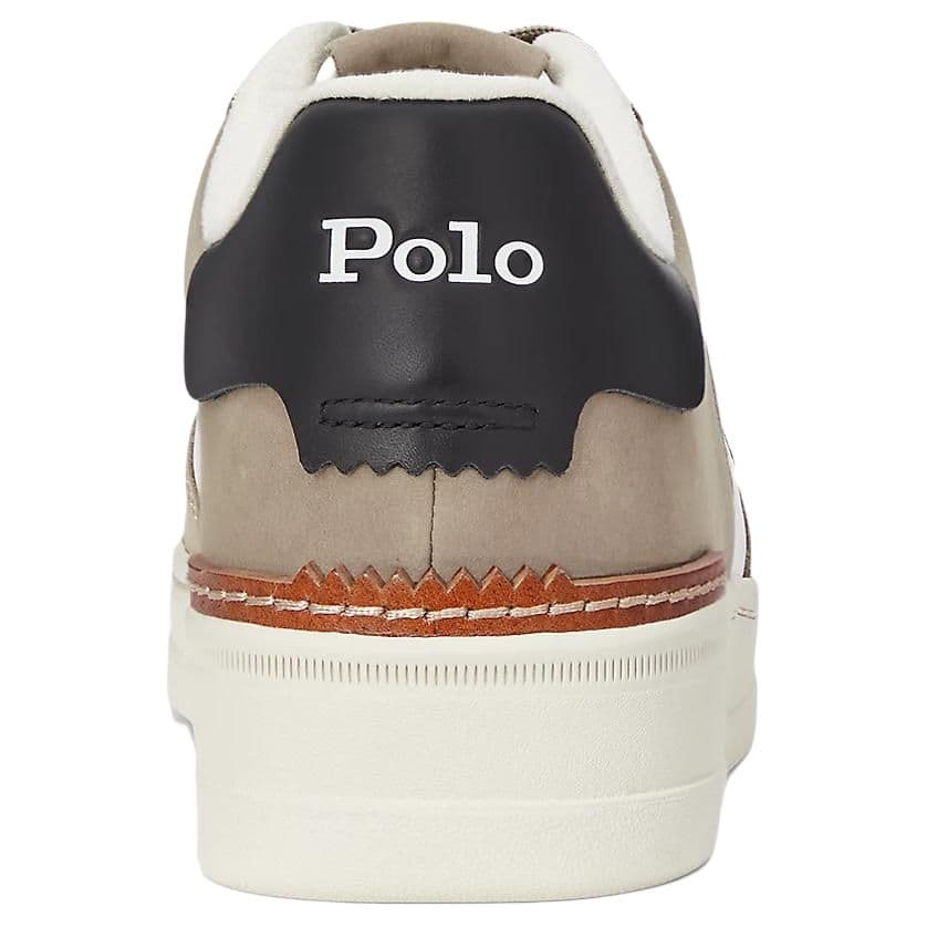 Кроссовки Polo Ralph Lauren Masters Корт Кожа Низкий Топ Скейтборд Обувь Мужская Светлый Умбра - изображение 5