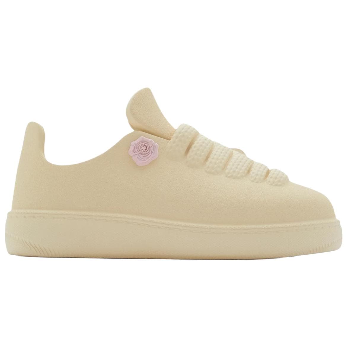 Кроссовки Burberry Bubble Low Top Скейтборд Обувь Женская Светло-Желтая - изображение 2