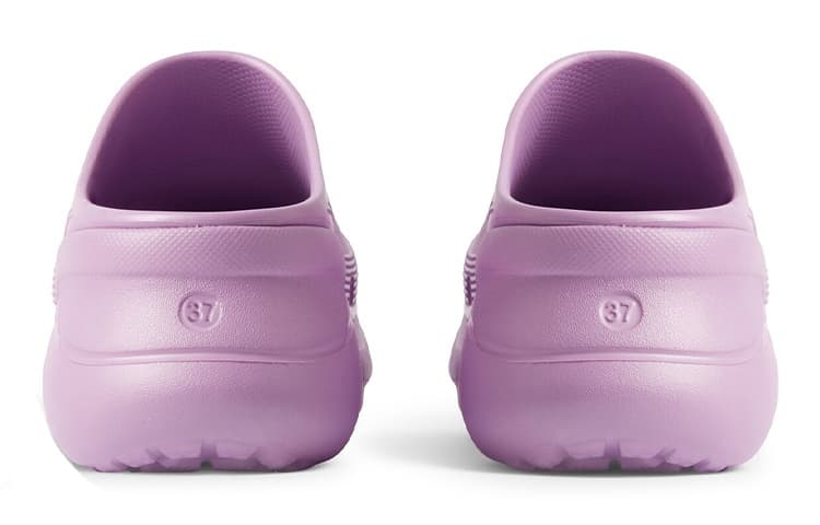 Сандалии Balenciaga Crocs Домашние тапочки с резиновым покрытием женские фиолетовые - изображение 5