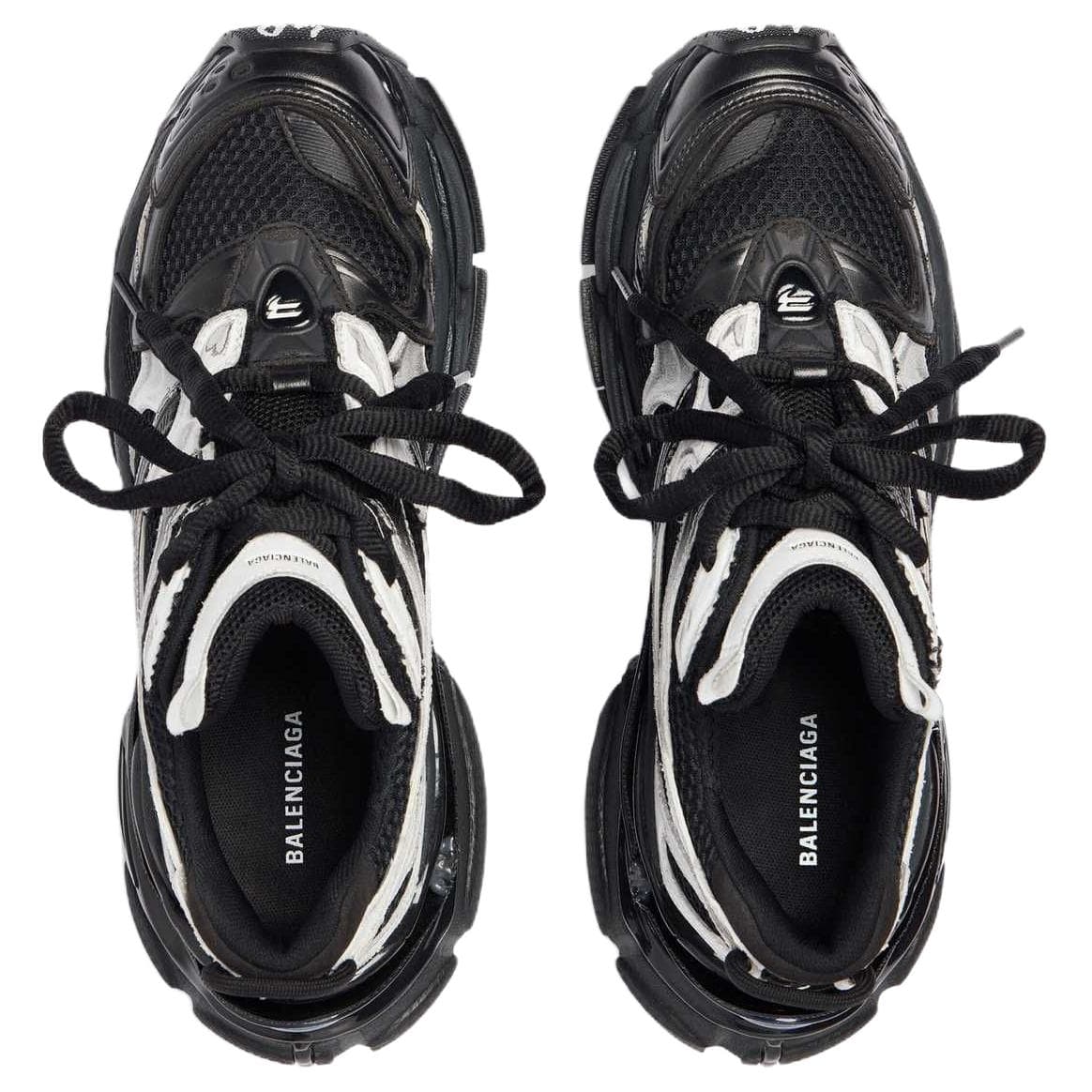 Кроссовки Balenciaga Runner2,0 Runner 2,0 Градиентный Lines Low Топ Массивные кроссовки Мужской Черный - изображение 5