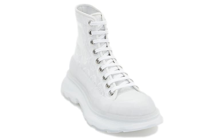 Ботинки Alexander McQueen Tread Slick White - изображение 3