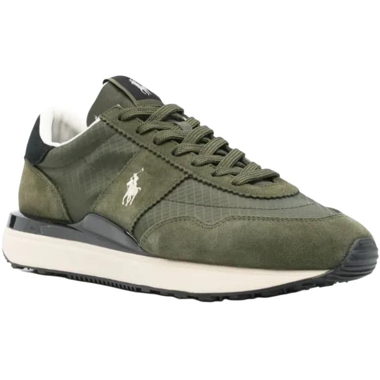 Кроссовки Polo Ralph Lauren Train 89 Low Top Повседневная Обувь Унисекс Зеленая - изображение 3