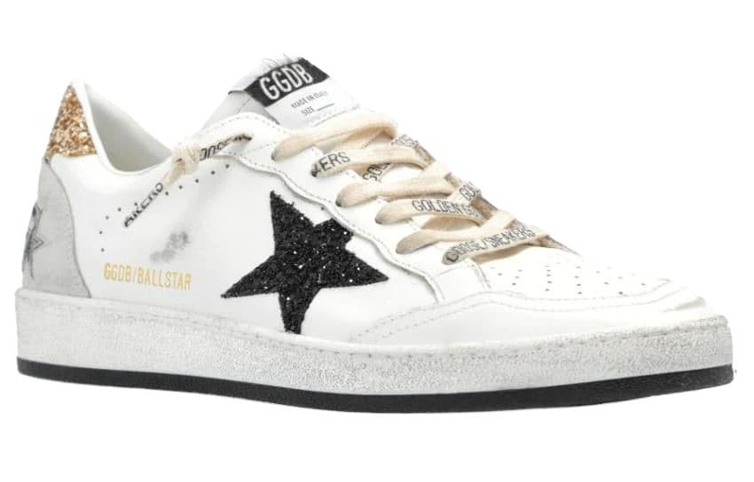 Кроссовки Golden Goose Ball Star Low Top Sneakers White Black - изображение 3