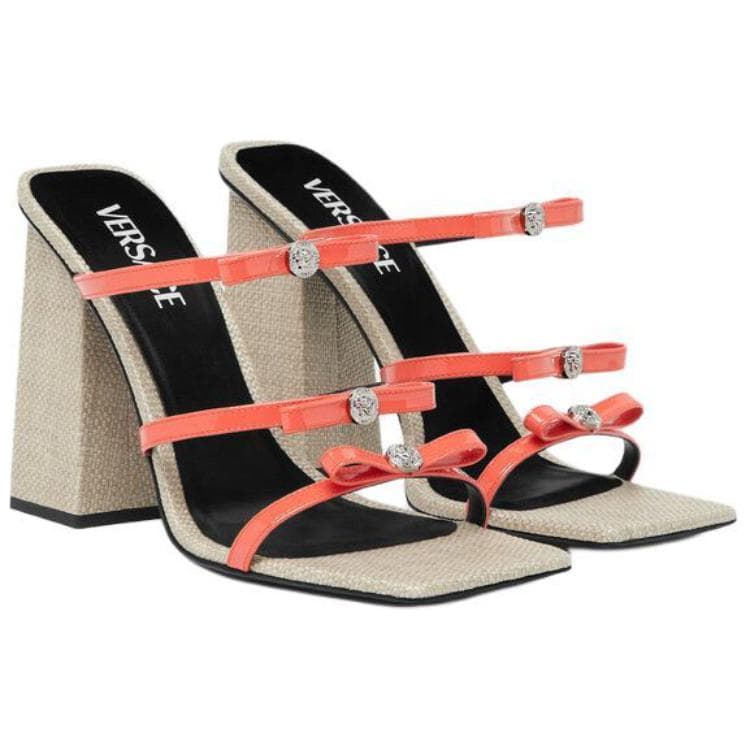Сандалии VERSACE Gianni Ribbon 9.5cm - изображение 3