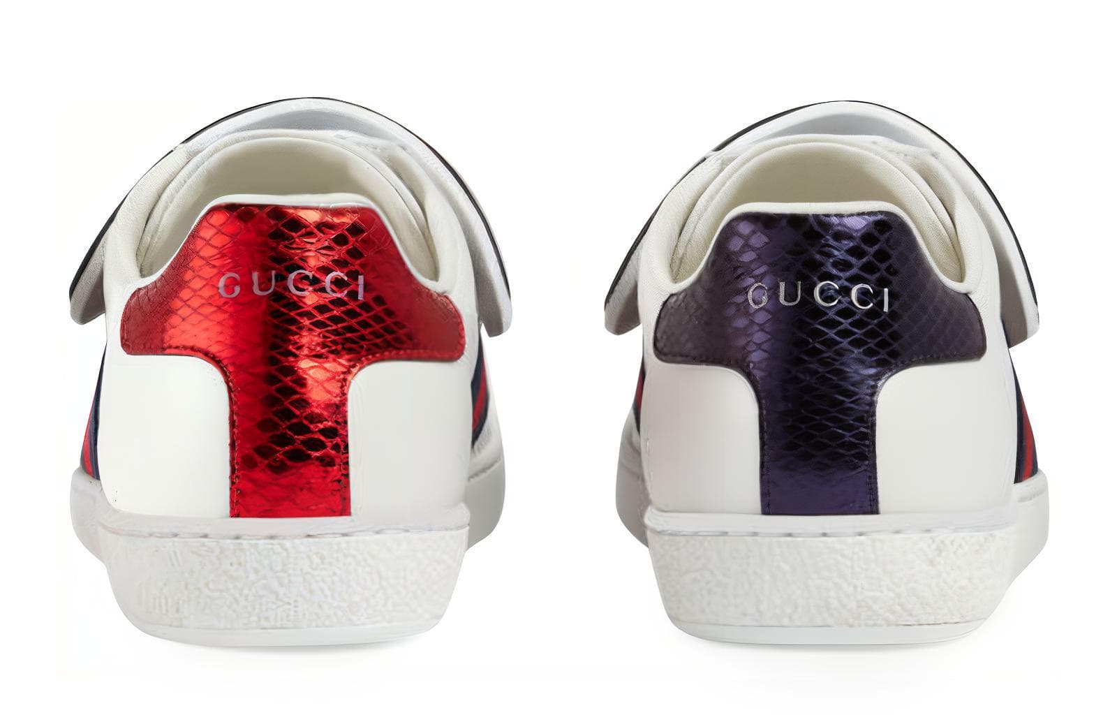 Кроссовки Gucci Leather Logo Lace-Up Sneakers White - изображение 5