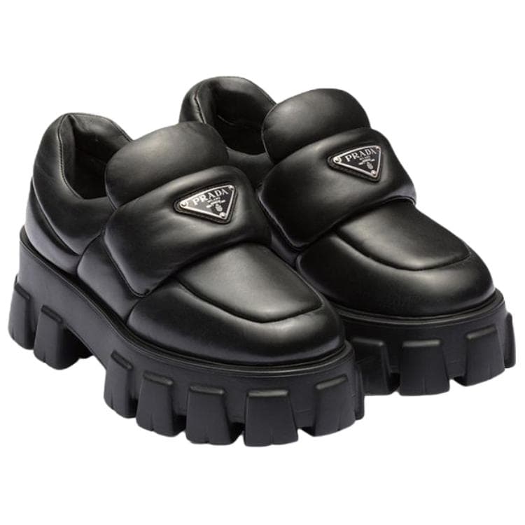 Лоферы Prada Platform Loafers Black - изображение 3