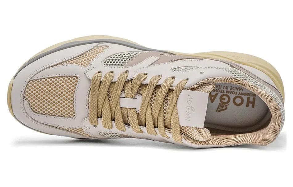 Кроссовки HOGAN H665 Кожа Низкий Верх Повседневная Обувь Мужская Серый - изображение 4