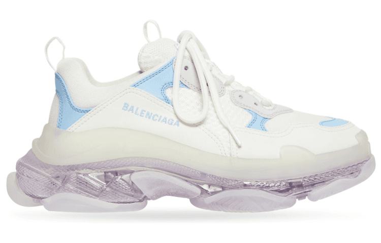Кроссовки Balenciaga Triple S White Blue Purple - изображение 2