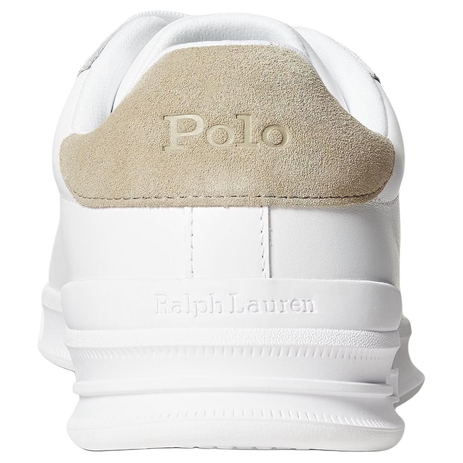Кроссовки Polo Ralph Lauren Корт II Кожа Низкий Топ Скейтборд Обувь Мужская Белая - изображение 5