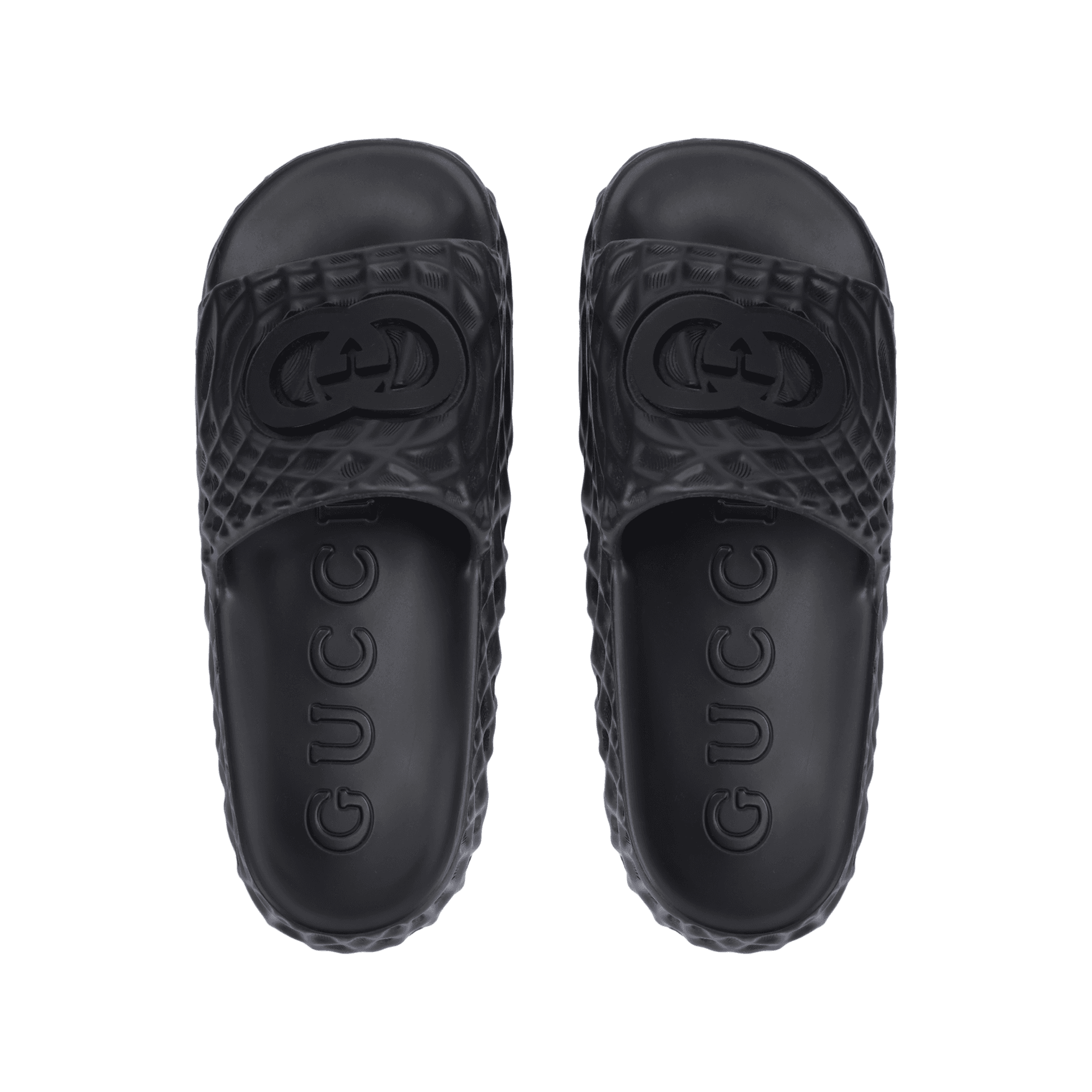 Сандалии Gucci Slides Black - изображение 3
