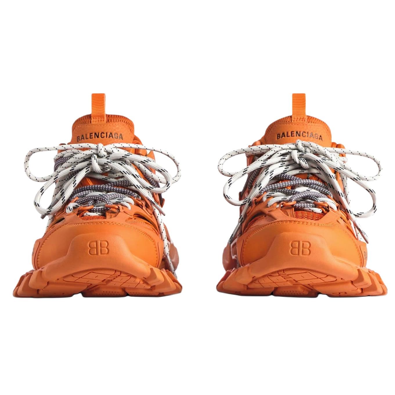 Кроссовки Balenciaga Track 1,0 Trail Шнурки Низкий Топ Повседневная Обувь Мужская Оранжевая - изображение 4