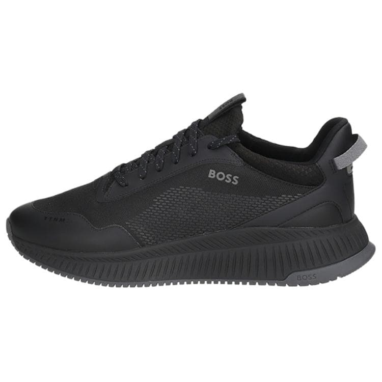 Кроссовки HUGO BOSS Ttnm Slon Melth Low Топ Повседневная обувь Мужская Черная - изображение 1