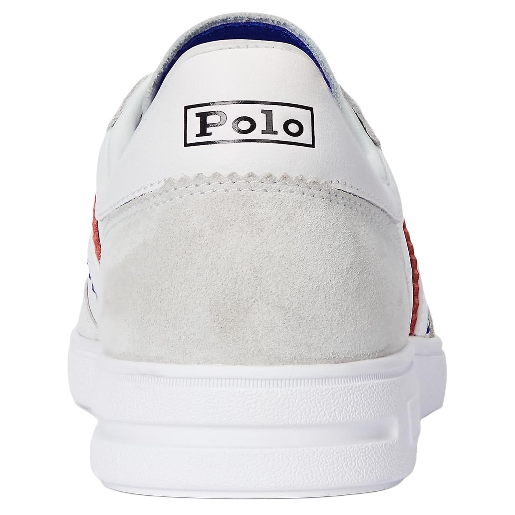 Кроссовки Polo Ralph Lauren Bedford Искусственная замша Низкие кеды для скейтбординга Мужские Белые - изображение 5