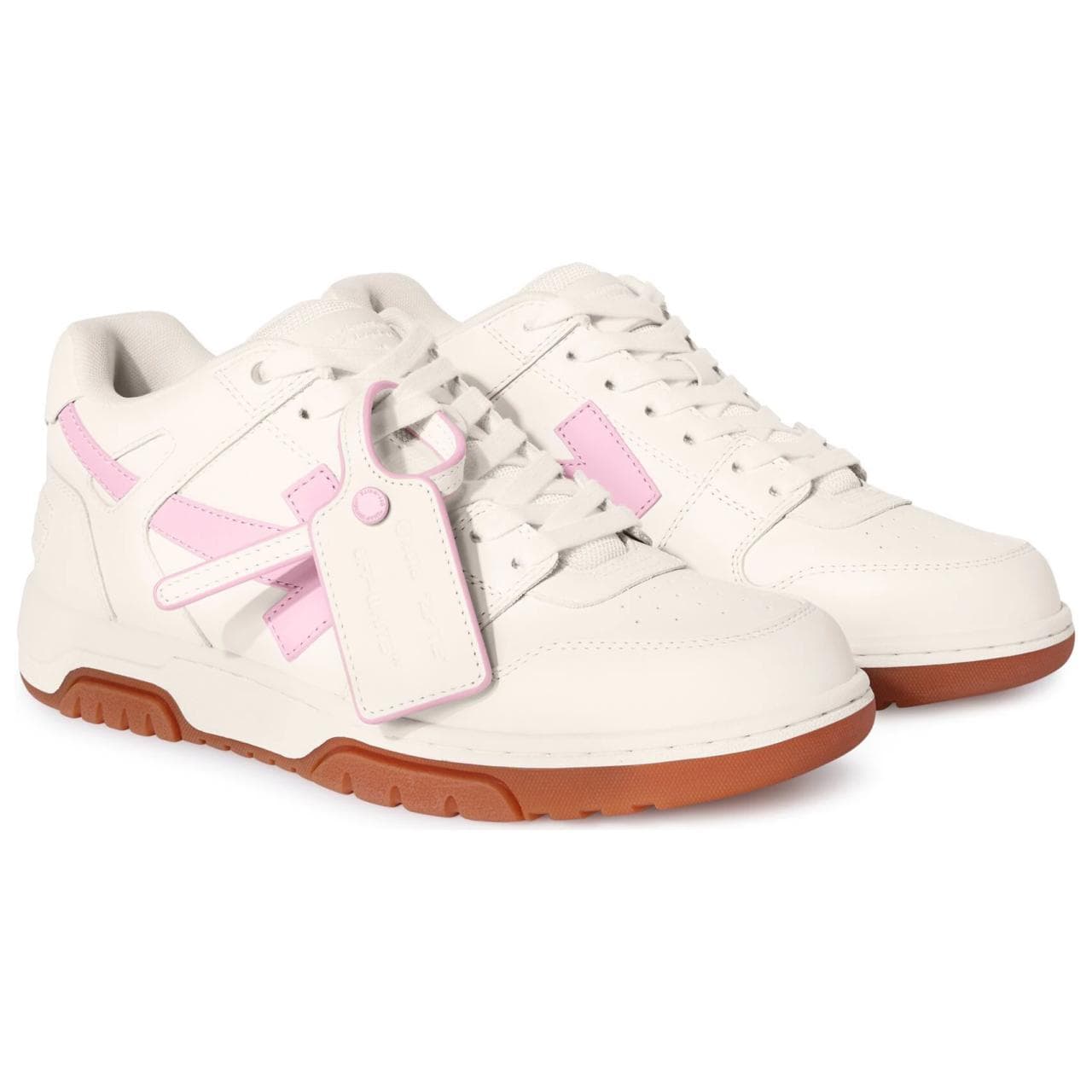 Кроссовки OFF WHITE Кожа Низкий Топ Повседневная Обувь Женская Белая - изображение 3