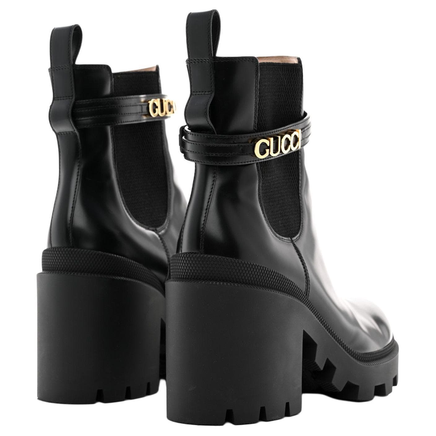 Ботинки челси Gucci Chelsea Boots Black - изображение 4