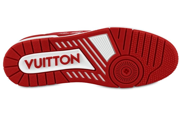 Кроссовки Louis Vuitton Trainer White Red - изображение 5