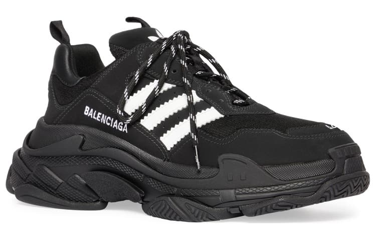 Кроссовки adidas x Balenciaga Triple S Black - изображение 3