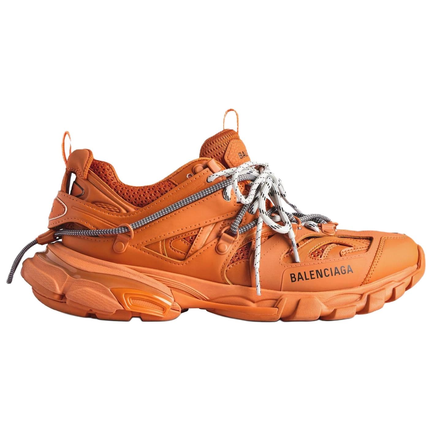 Кроссовки Balenciaga Track 1,0 Trail Шнурки Низкий Топ Повседневная Обувь Мужская Оранжевая - изображение 2