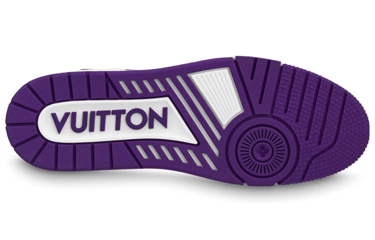Кроссовки Louis Vuitton Trainer Low White Purple - изображение 5