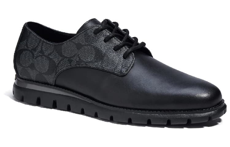 Ботинки COACH Derby Lace-Up Black - изображение 2