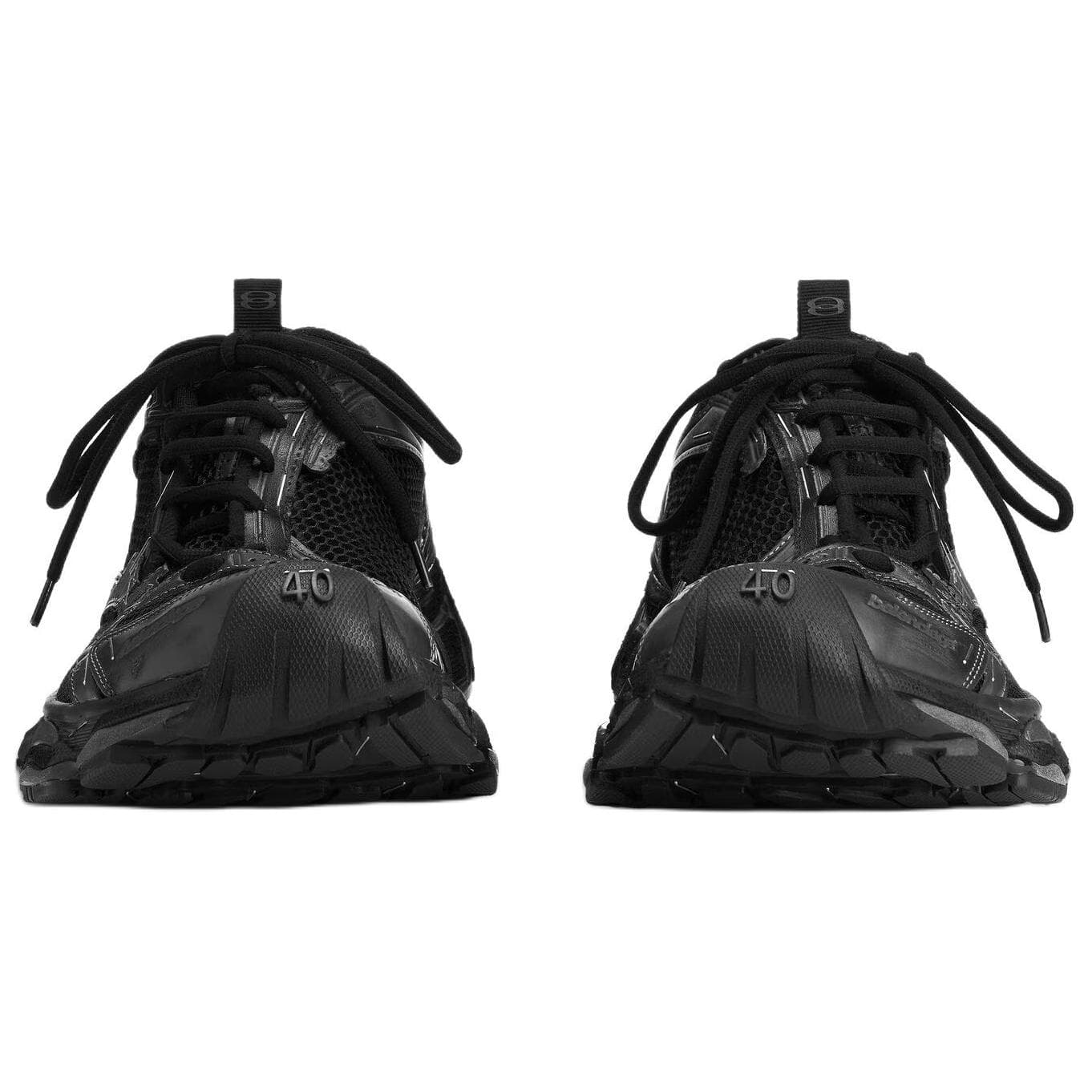 Кроссовки Balenciaga Степлер Обувь Staples Low Топ Толстоподошвенные кроссовки Мужской Черный - изображение 4