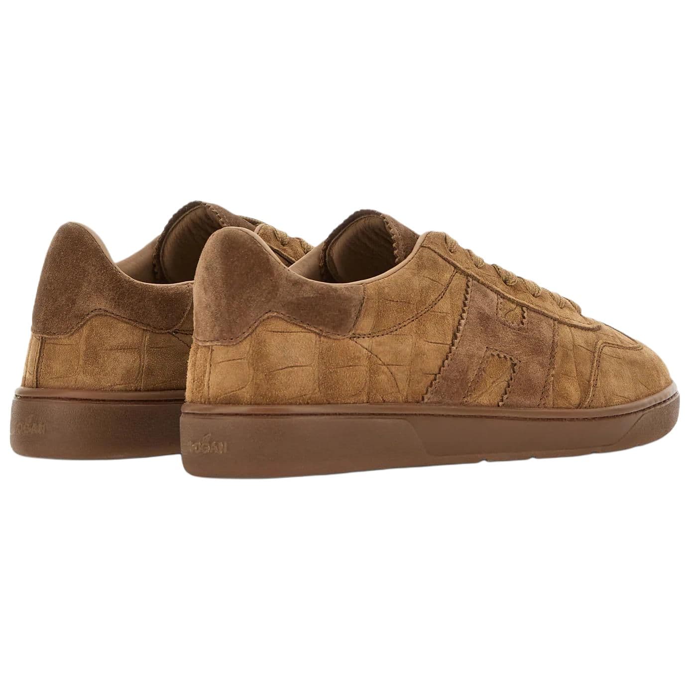 Кроссовки HOGAN Cool Low Top Скейтборд Кроссовки 3,2см Женские Умбра - изображение 4