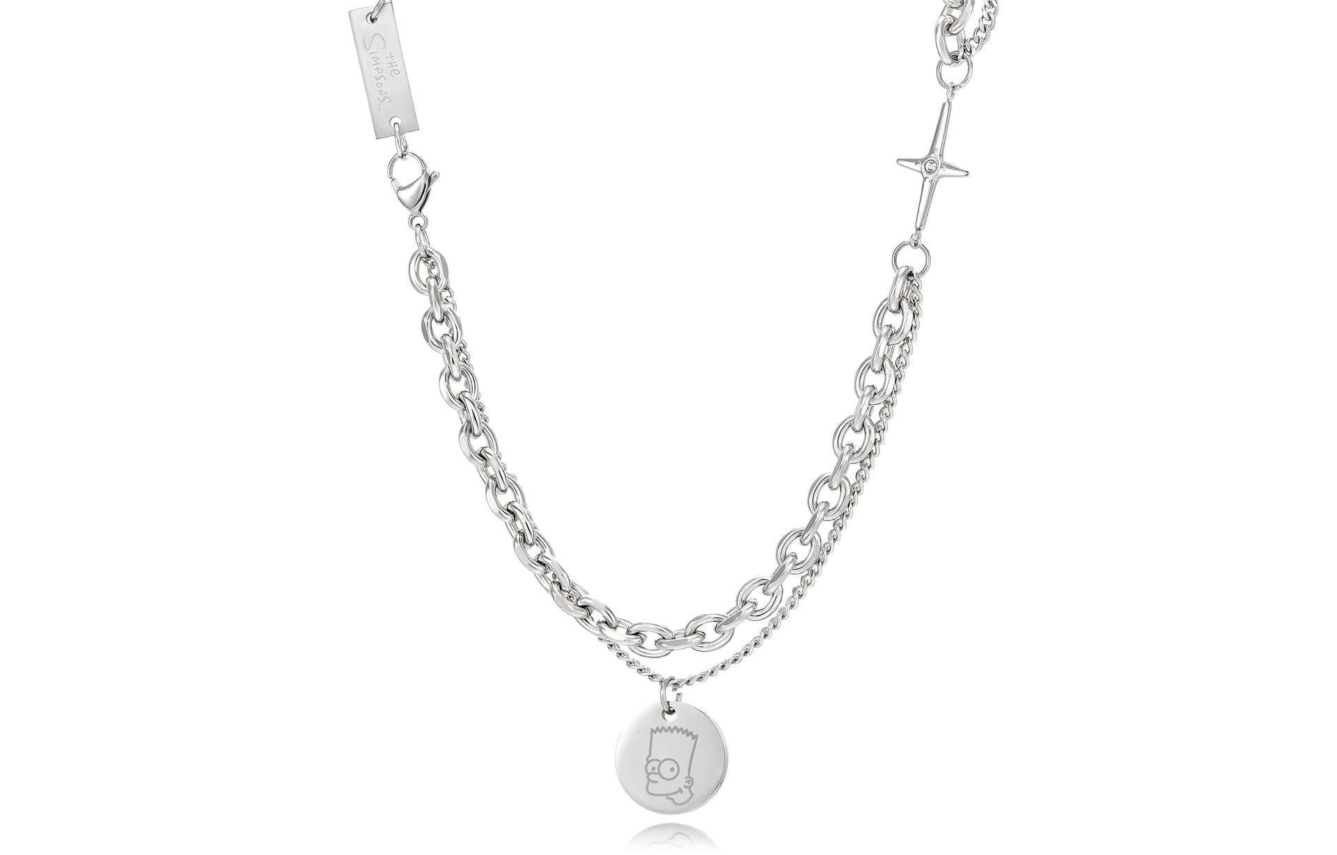 Ожерелье The Simpsons Titan Steel Necklaces Unisex Симпсоны Титановые Стальные Ожерелья Унисекс - изображение 1