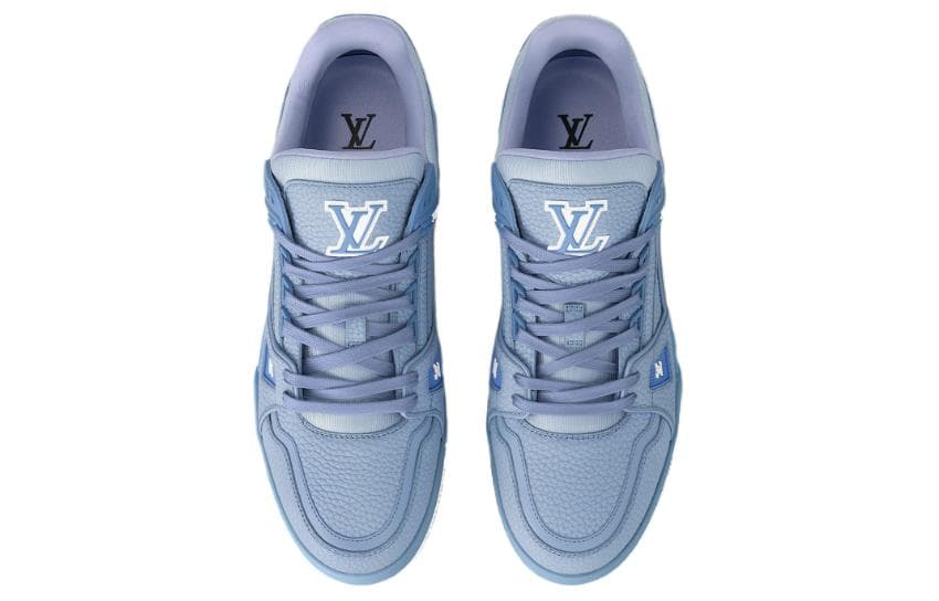 Кроссовки Louis Vuitton Trainer Low Blue - изображение 4