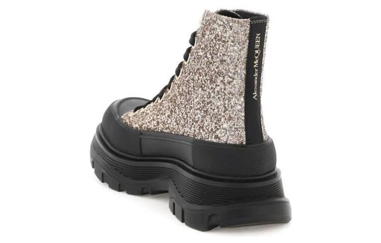Ботинки Alexander McQueen Tread Slick Gold - изображение 5