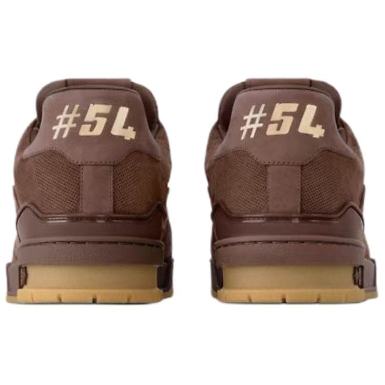 Кроссовки Louis Vuitton Trainer Low Deep Brown - изображение 6