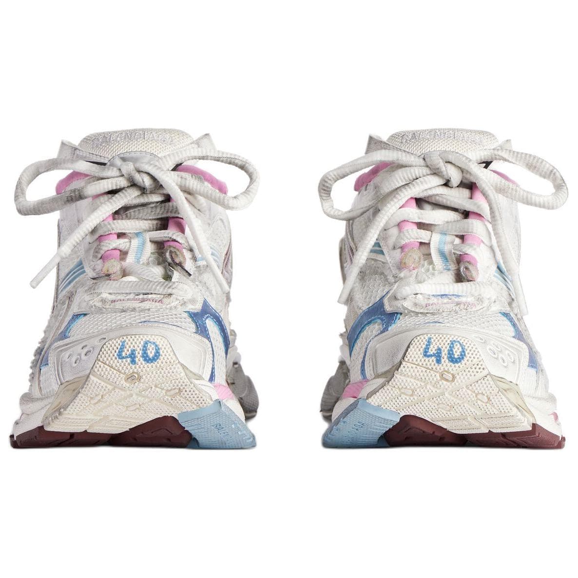 Кроссовки Balenciaga Runner Градиент Низкий Топ Повседневная Обувь Женская Белая - изображение 4