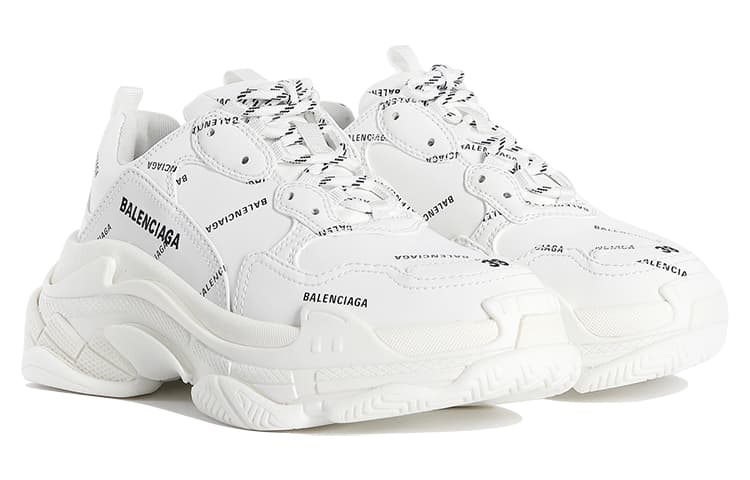 Кроссовки Balenciaga Triple S White - изображение 4