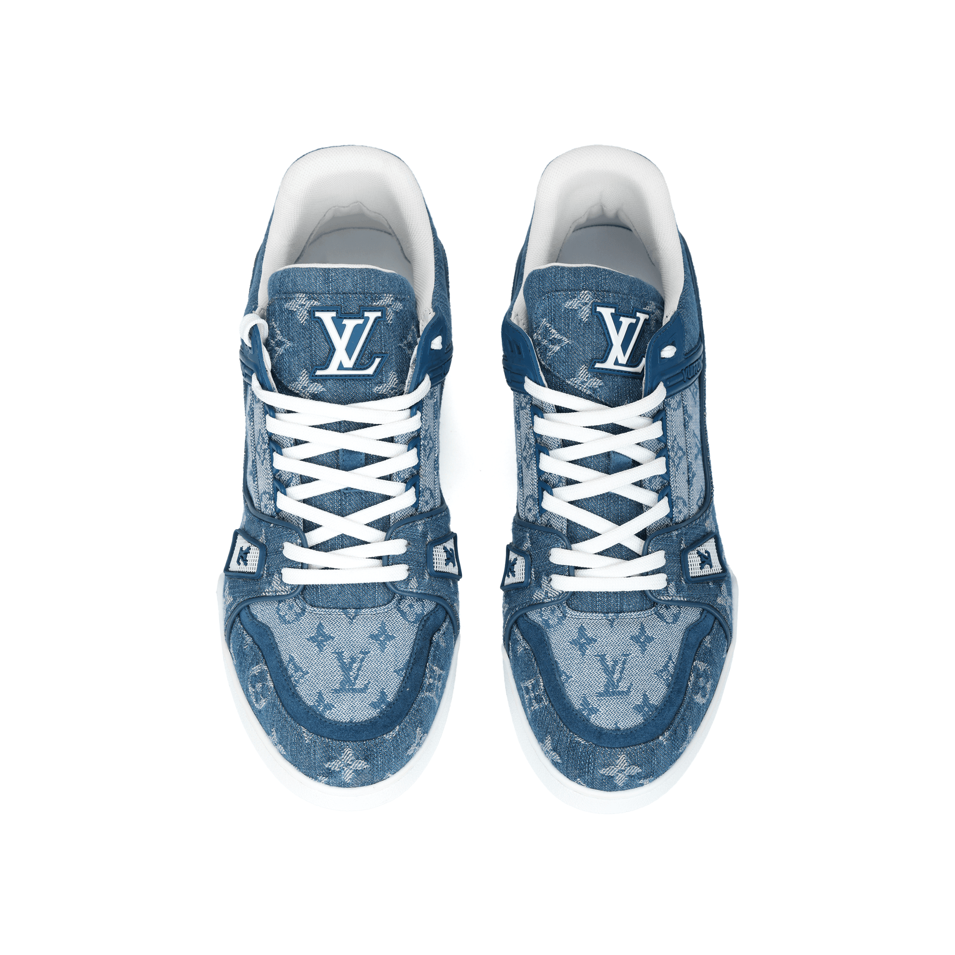 Кроссовки LOUIS VUITTON Trainer Blue - изображение 3
