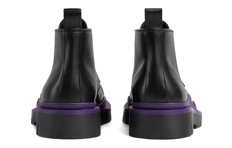 Сапоги Bottega Veneta BV Tire Black Purple - изображение 5
