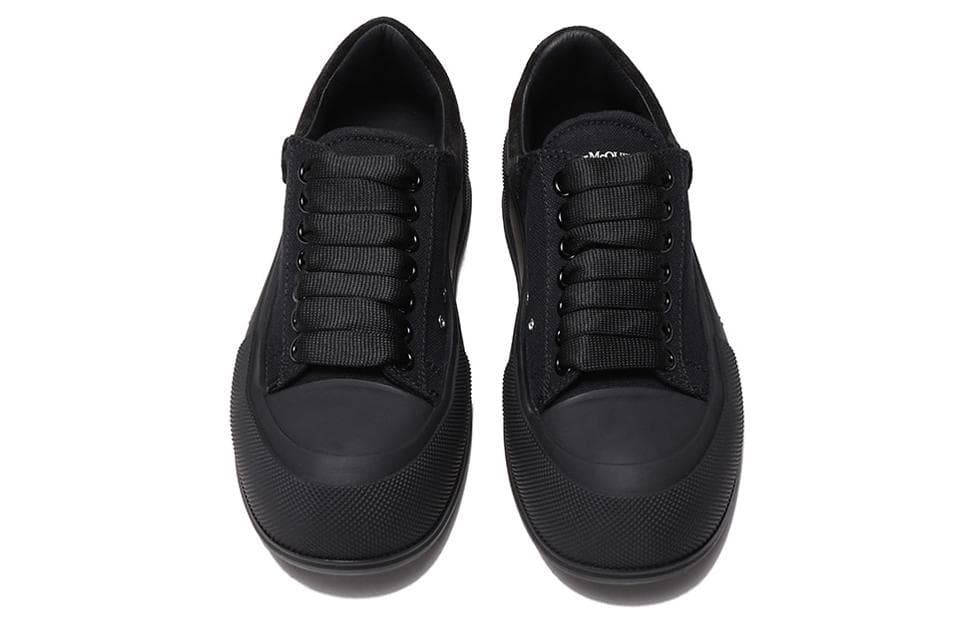 Кеды Alexander McQueen Deck Low Sneakers Black - изображение 4