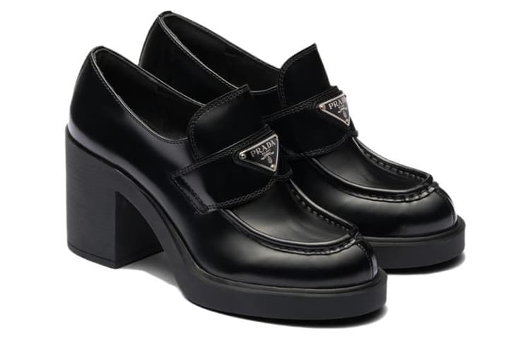 Туфли Prada Leather Loafers - изображение 3