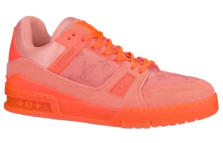 Кроссовки LOUIS VUITTON Trainer Orange - изображение 2