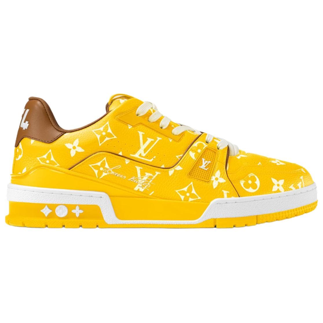 Кроссовки Louis Vuitton Trainer Yellow - изображение 2