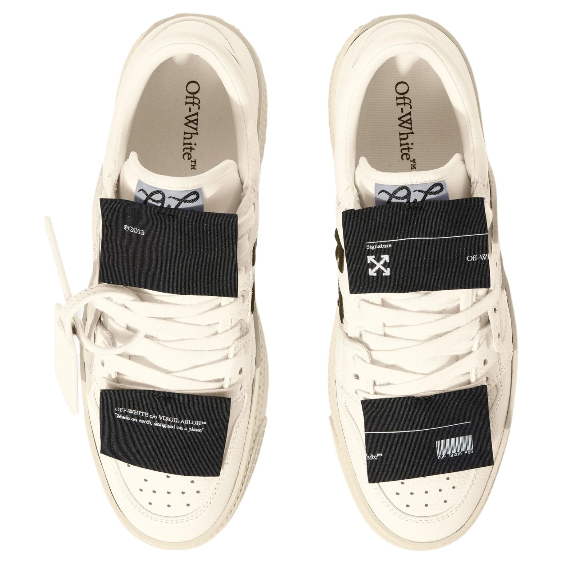 Кроссовки OFF WHITE Off COURT Low Топ Скейтборд Обувь Мужской Белый - изображение 5