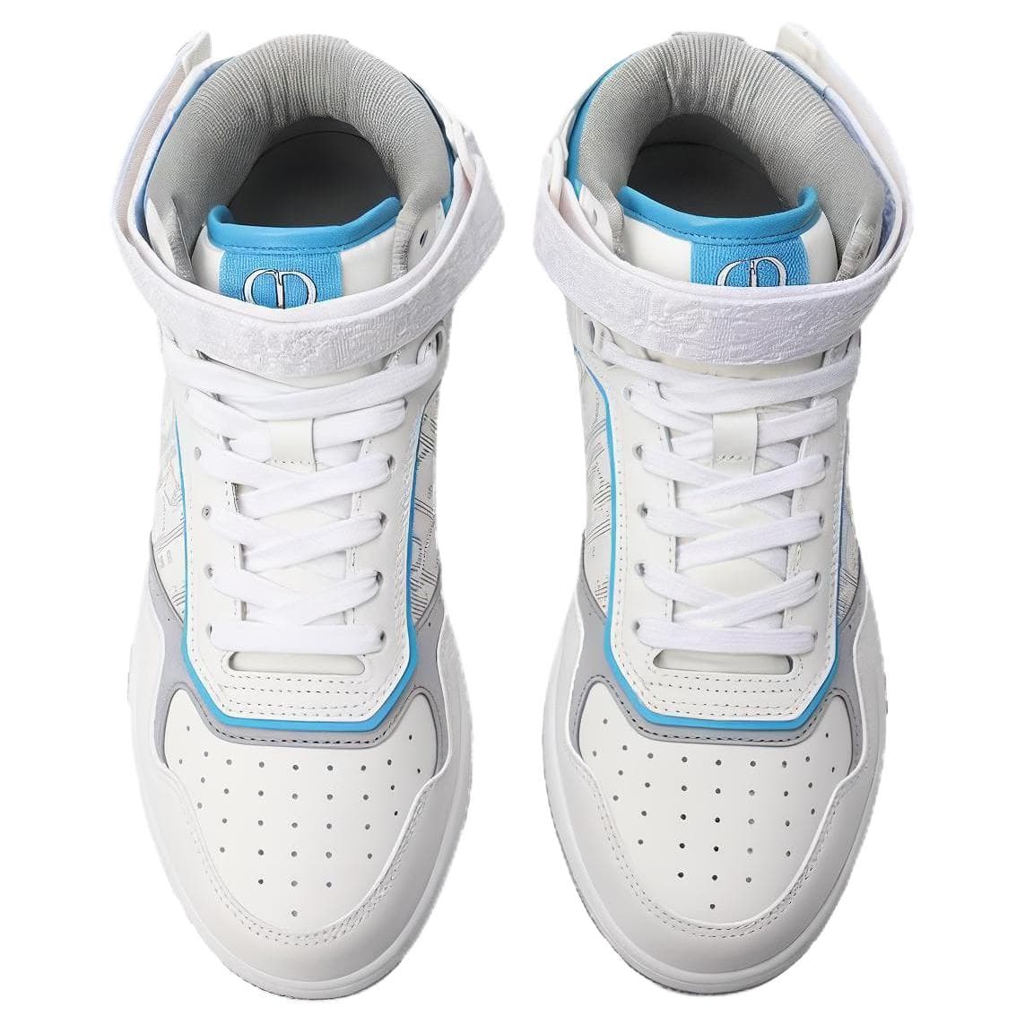 Кроссовки Dior B27 White Blue - изображение 4