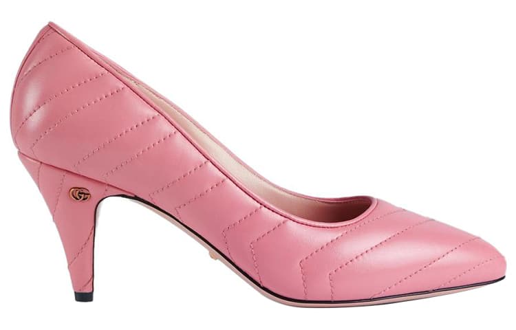 Туфли Gucci Quilted Pink Heels - изображение 2
