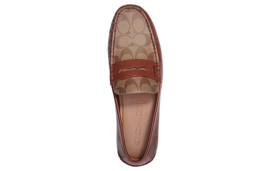 Ботинки Coach Signature Coated Canvas Leather Brown - изображение 4