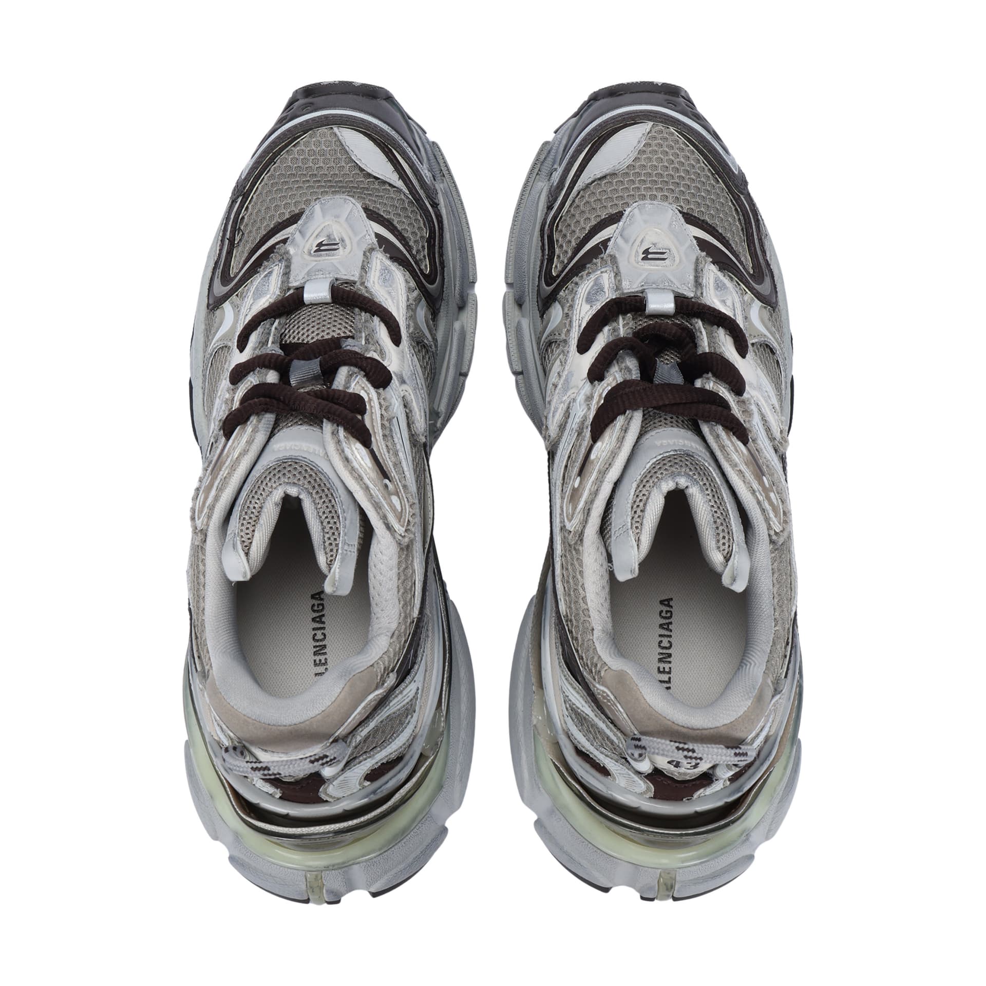 Кроссовки Balenciaga Runner White Silver - изображение 3