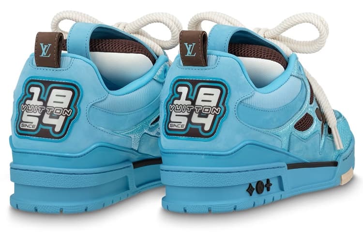 Кроссовки Louis Vuitton Skate Low Blue - изображение 4
