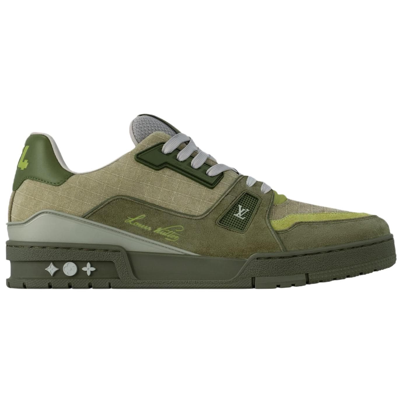 Кроссовки Louis Vuitton Trainer Low Green - изображение 2