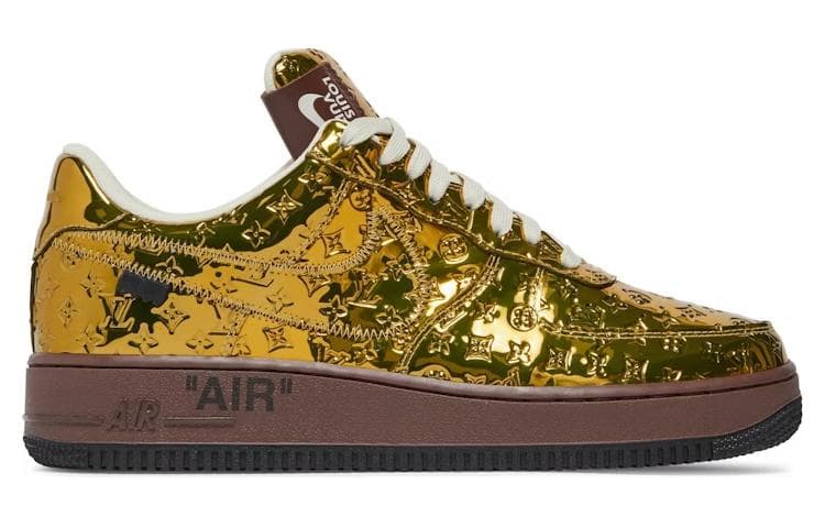 Кроссовки Nike x Louis Vuitton Air Force 1 Low Gold - изображение 2